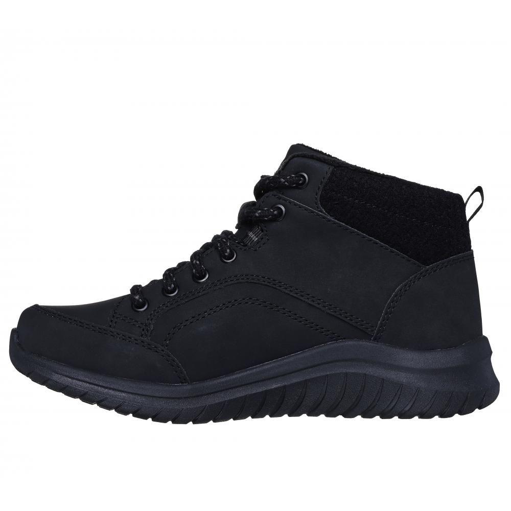 Botín Mujer Ultra Flex 2.0 Casual Mix Negro Skechers-3