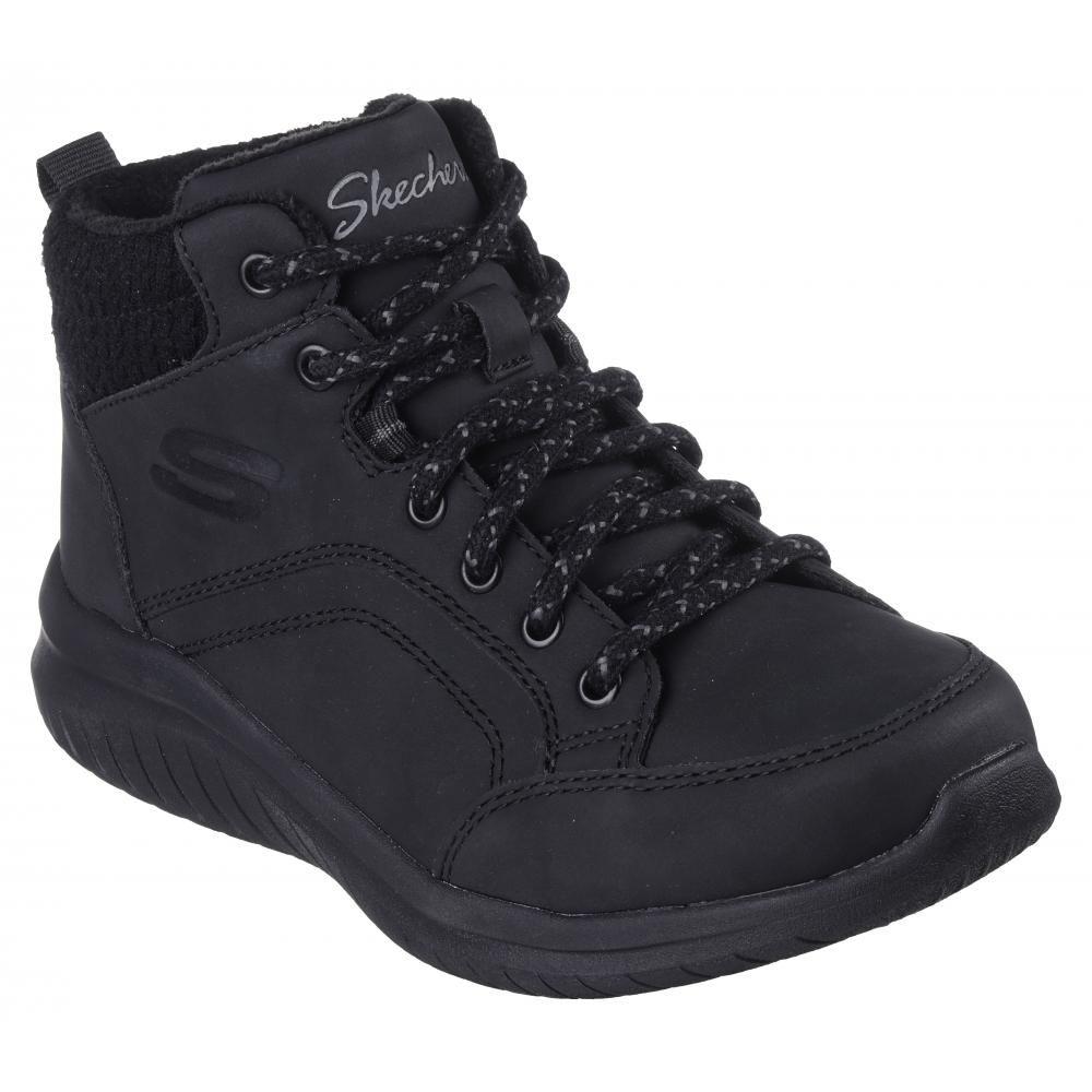 Botín Mujer Ultra Flex 2.0 Casual Mix Negro Skechers-4