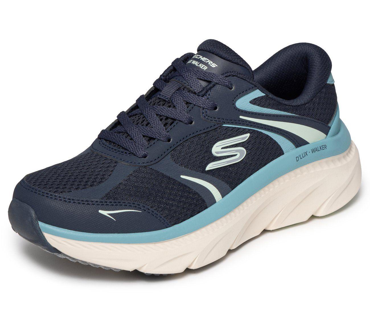 Zapatillas Mujer D'Lux Walker 3.0 Azul Skechers-4