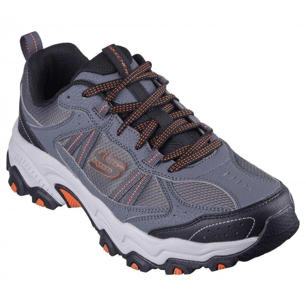 Zapatilla Hombre Stamina At Upper Stitch Gris Skechers-4