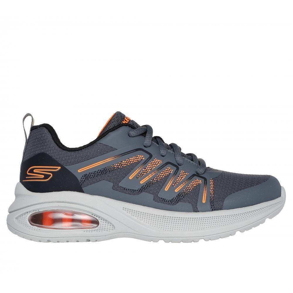 Zapatilla Niño Microspec Max Advance Krendeck Gris Skechers-0
