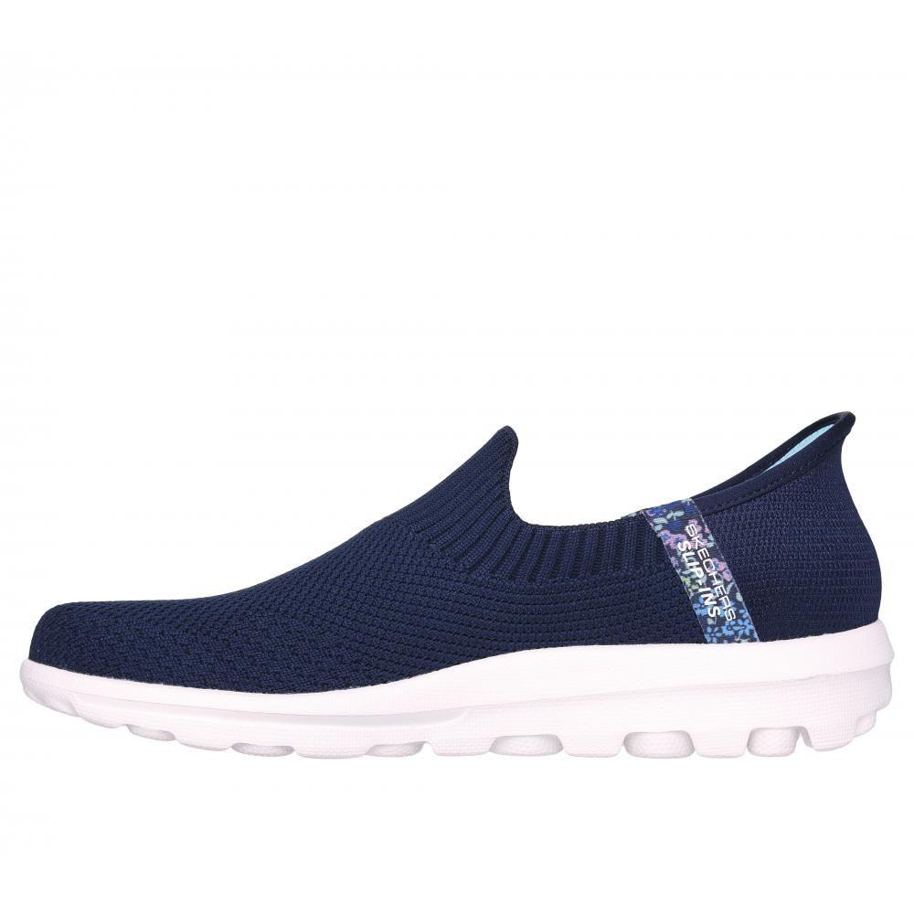 Zapatilla Mujer Skechers Slip-ins: Go Walk Travel Azul-3