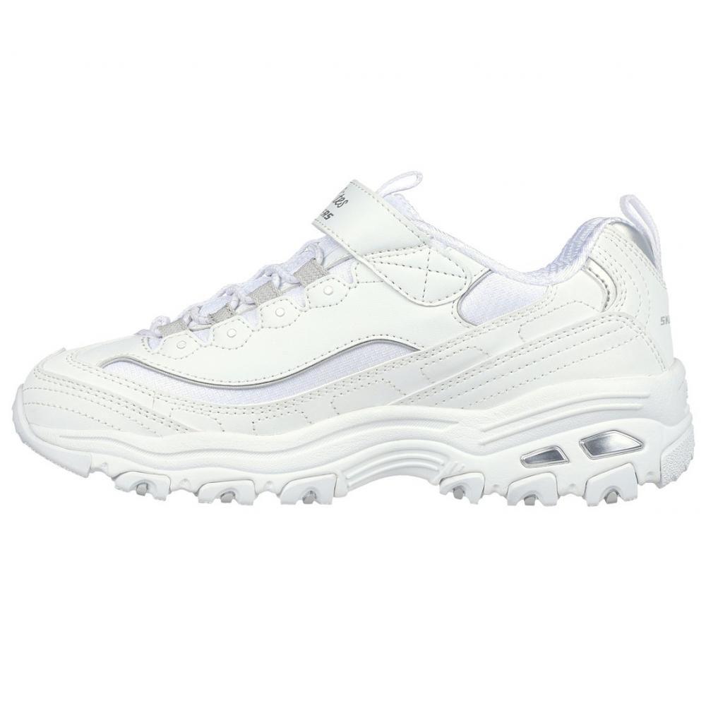 Zapatillas Niña - Blanco Skechers-4