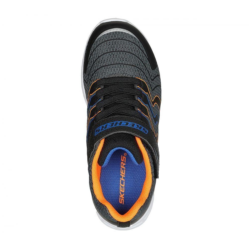 Zapatilla Niño Microspec Ii T Gris Skechers-1