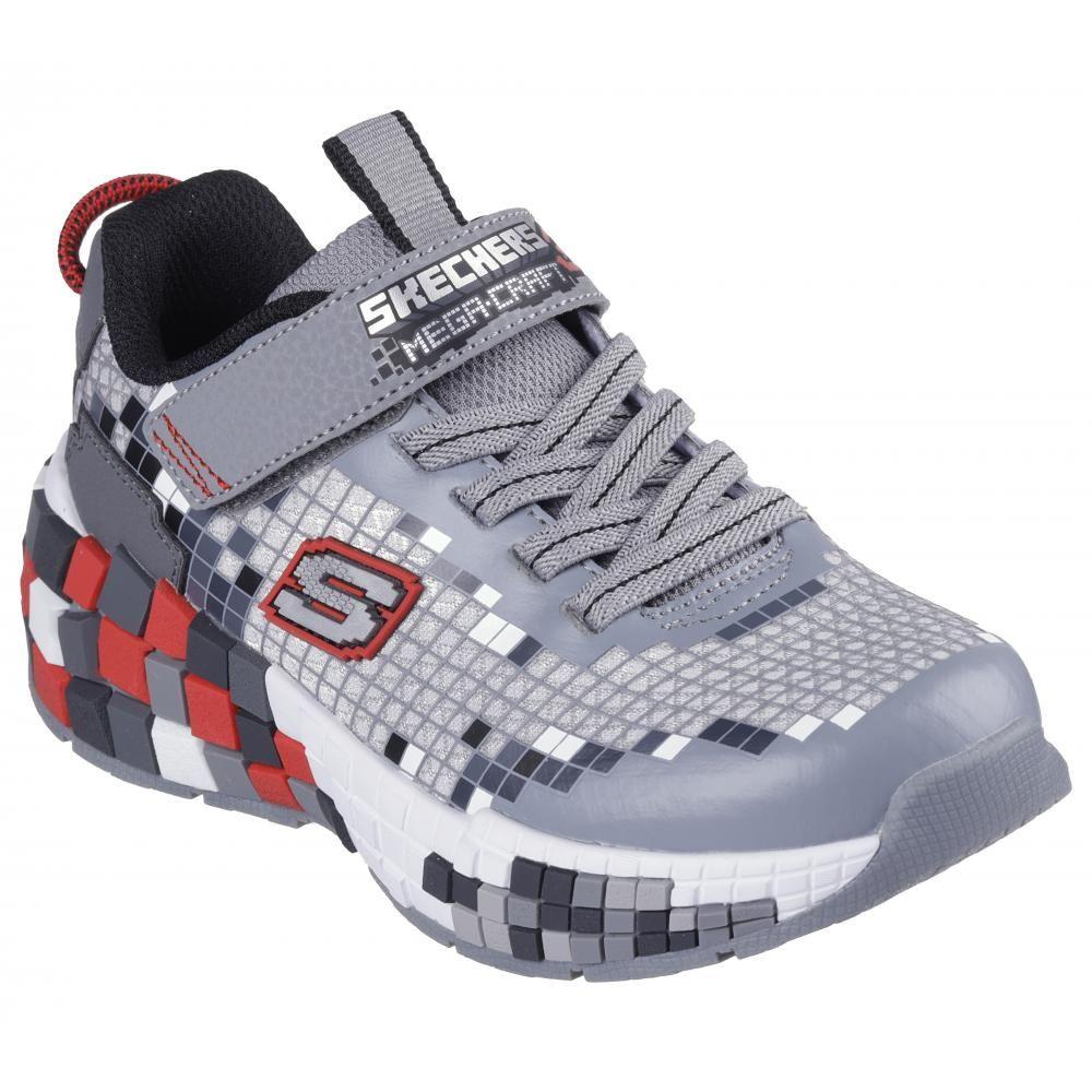 Zapatilla Niño Mega-Craft 3.0 Gris Skechers-4