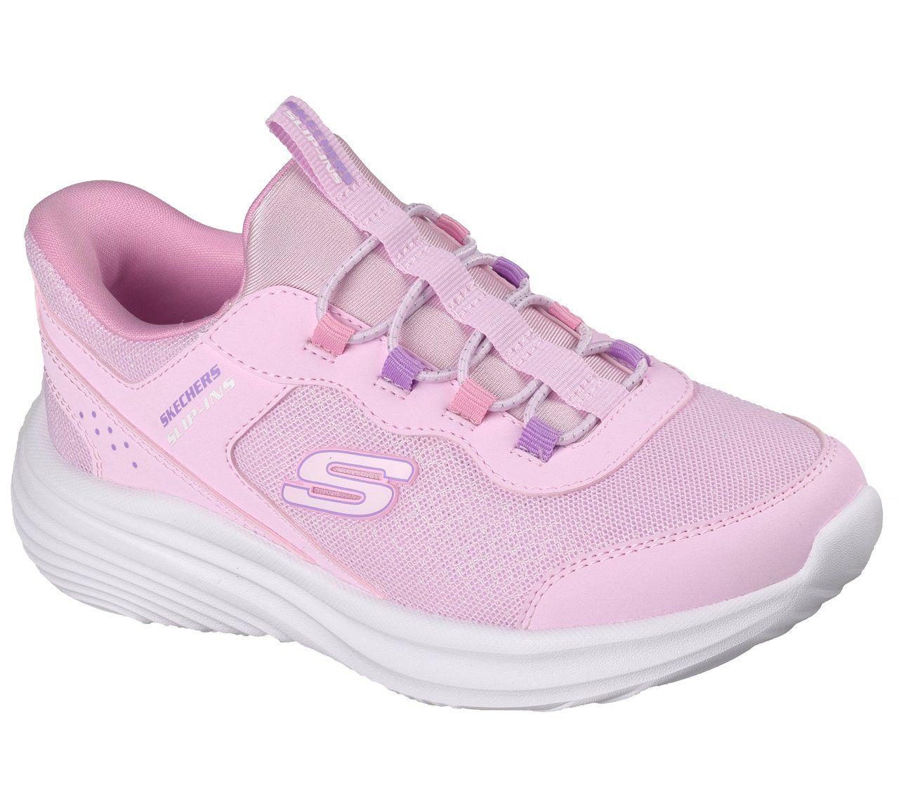 Zapatillas Niña Slip-ins Bounder Pro Rosado claro Skechers-3