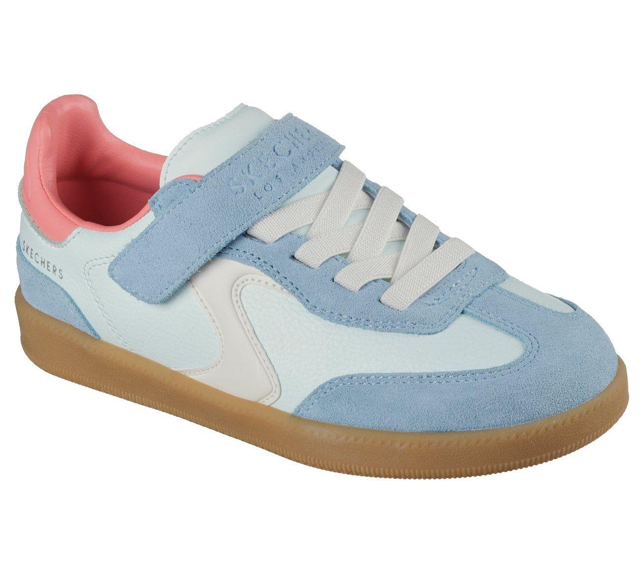 Zapatillas Niña Hotshot Kickoff Squad Celeste Skechers-1