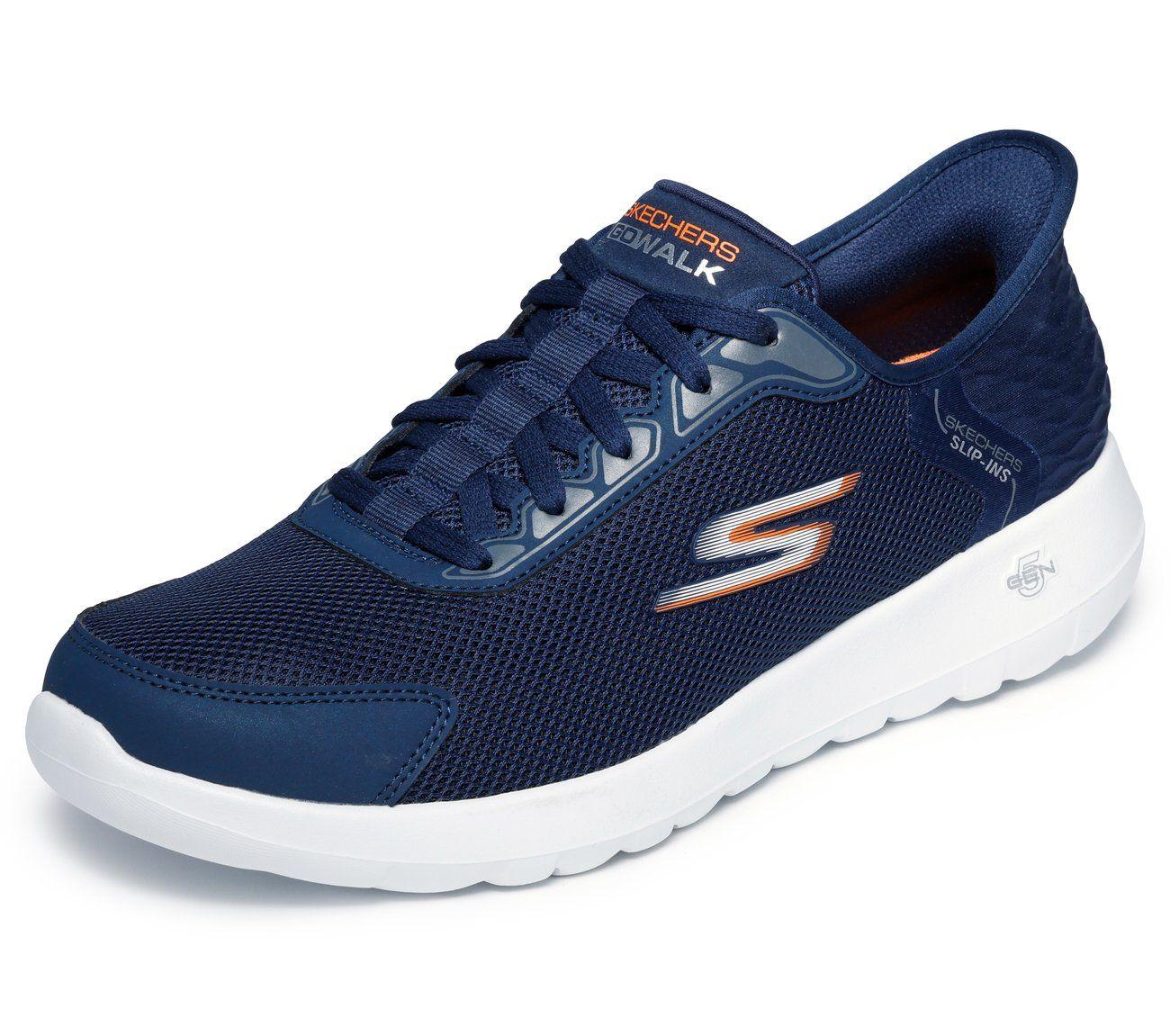 Zapatillas Hombre Slip-ins Go Walk Max Allan Azul Skechers-4