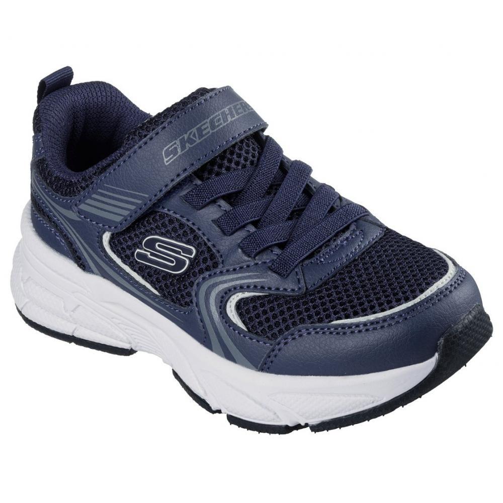 Zapatillas Niño Retro-Graph Azul Skechers-3