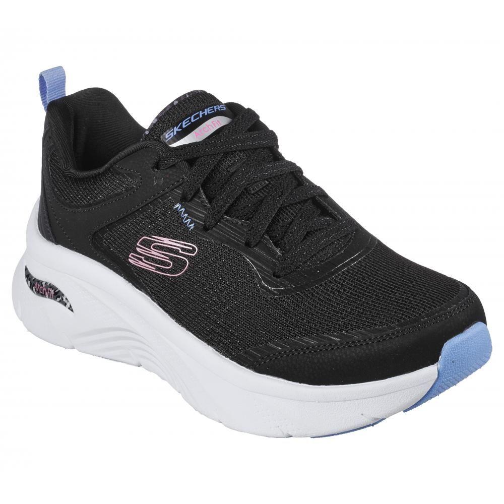 Zapatilla Mujer Arch Fit D'Lux Rich Facets Negro Skechers-4