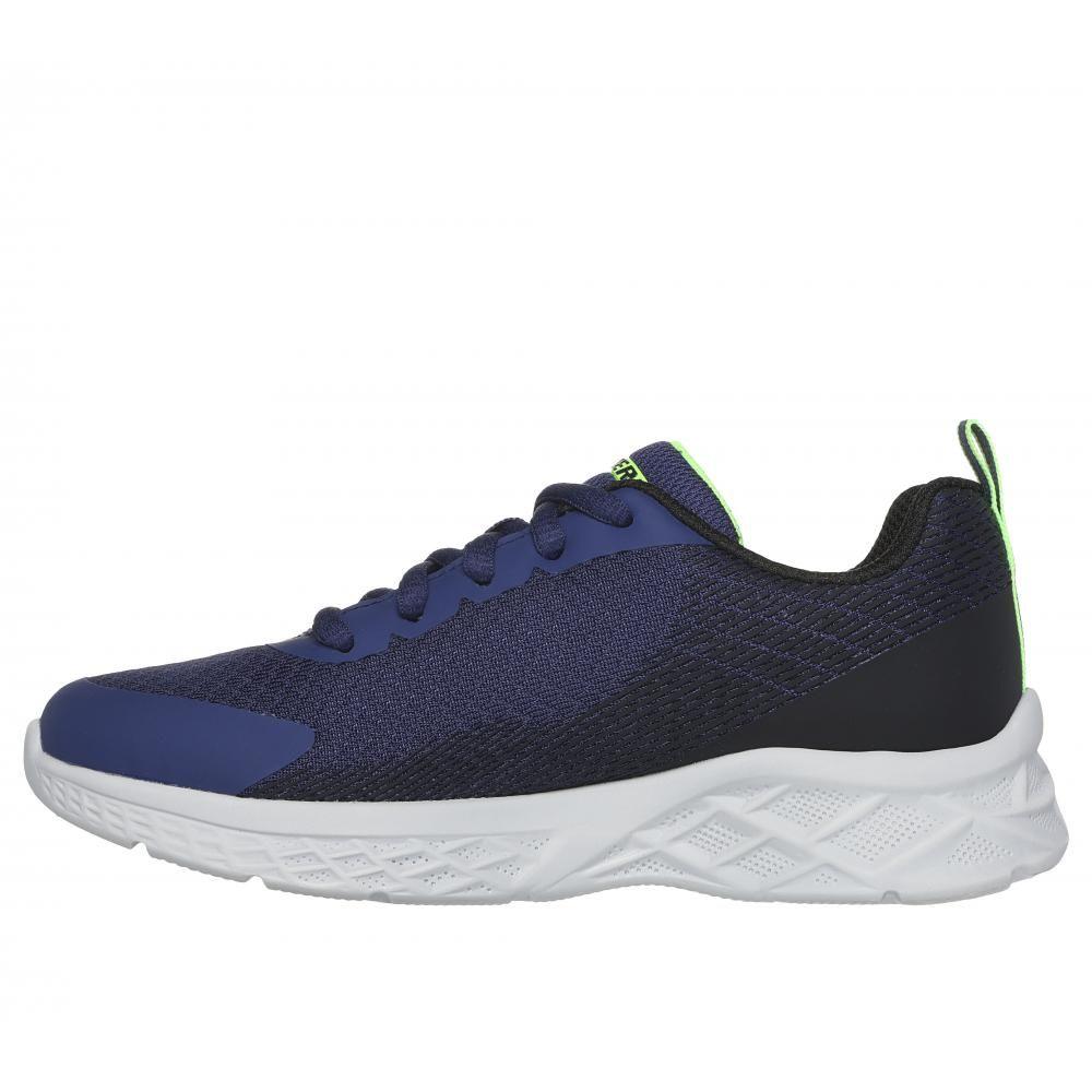 Zapatilla Niño Microspec II Vovrix Azul Skechers-3