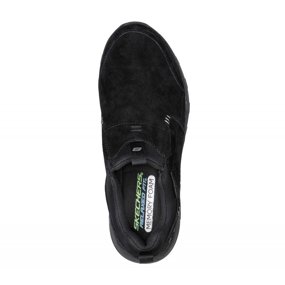 Botín Hombre Oak Canyon Rydock Negro Skechers-1