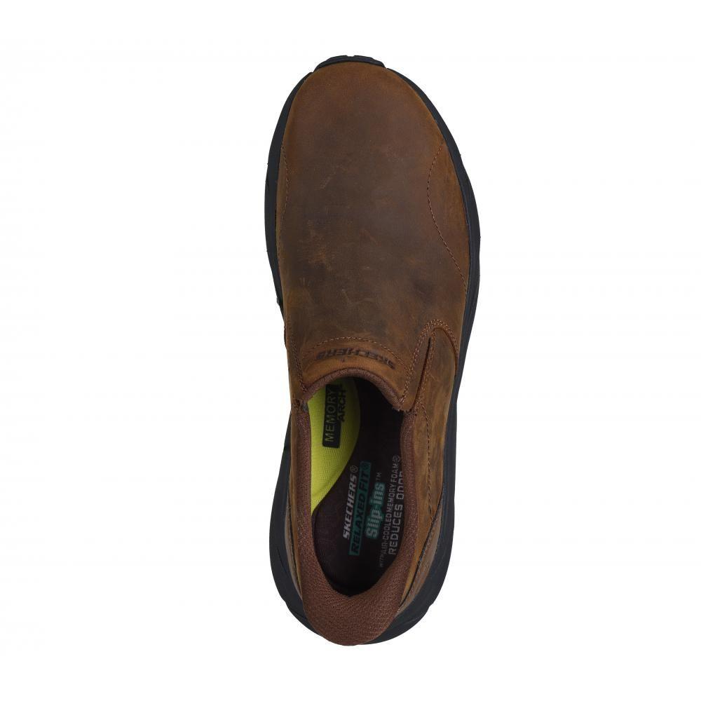 Zapatos Hombre Slip-ins Conner Café DB Skechers-1