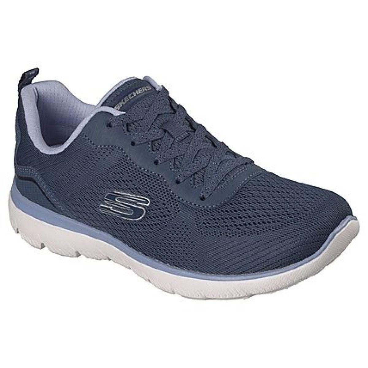 Zapatillas Skechers Summits Mujer Azul-4