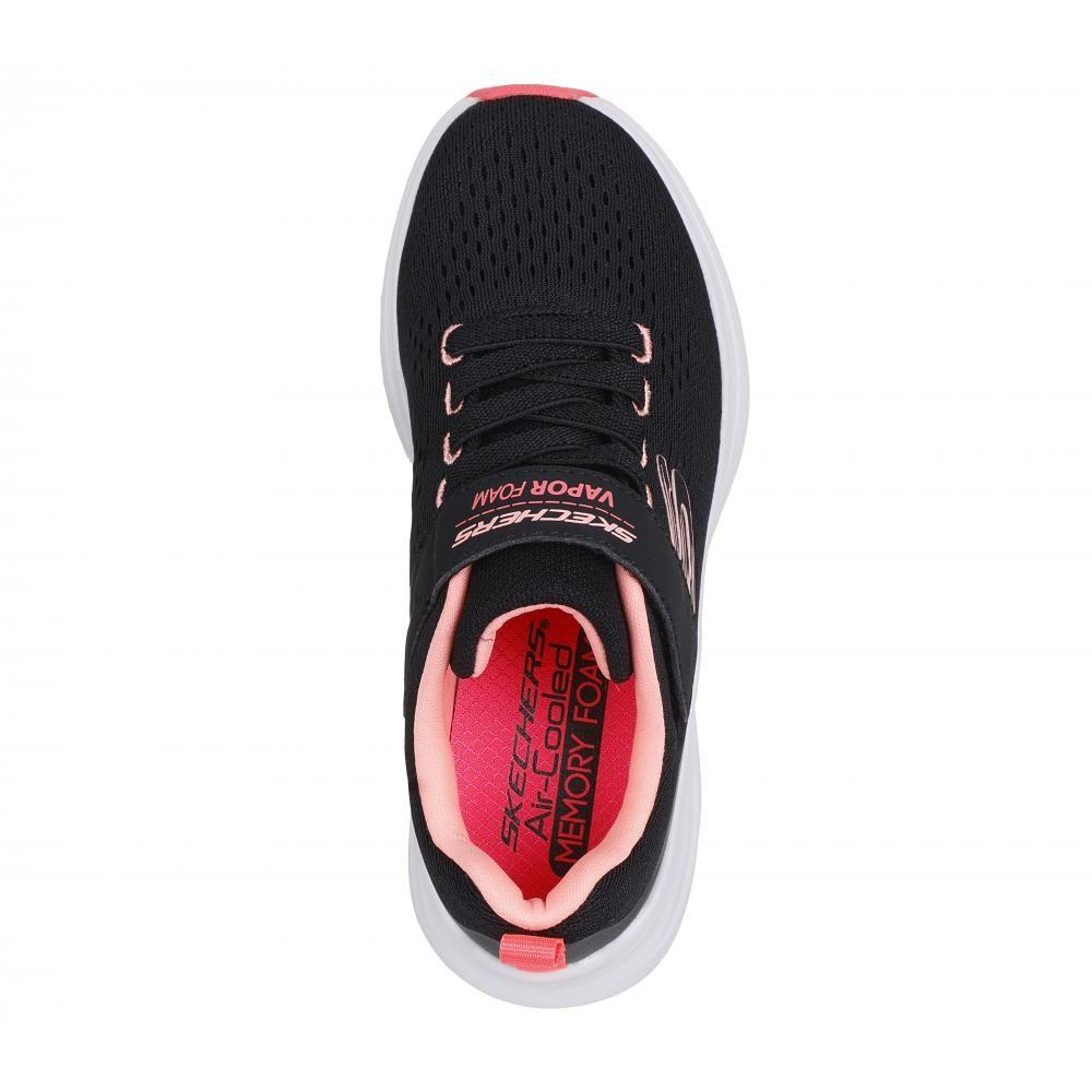 Zapatilla Niña Vapor Foam Fresh Trend Negro Skechers-1