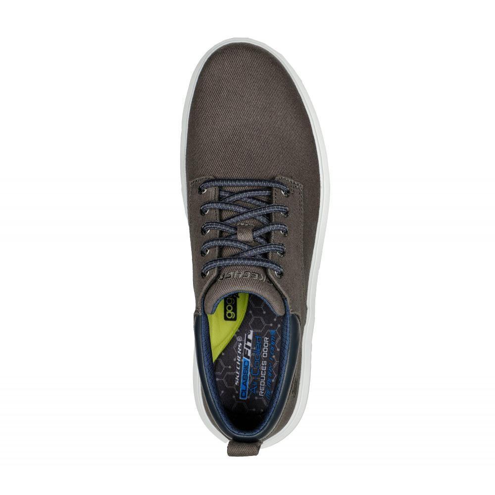 Zapato Hombre Viewson Doriano Gris Skechers-1