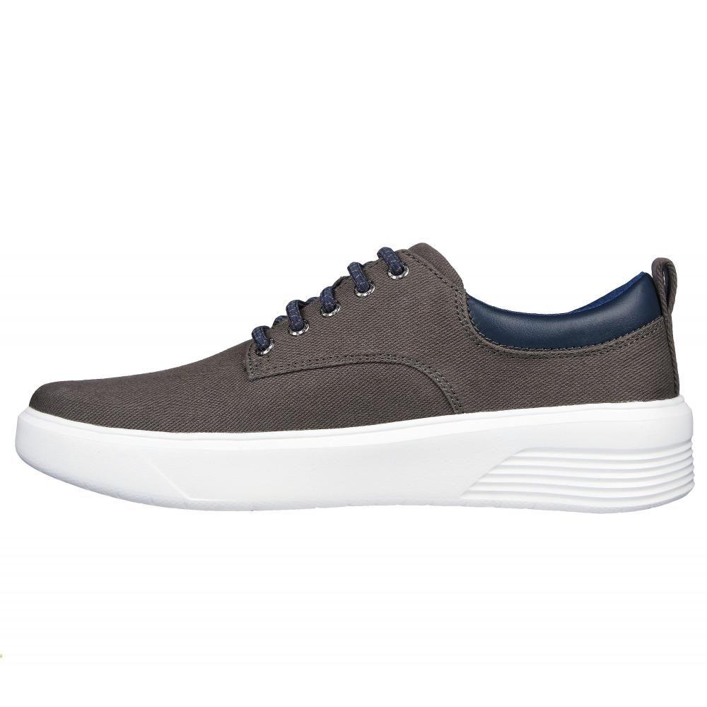 Zapato Hombre Viewson Doriano Gris Skechers-3