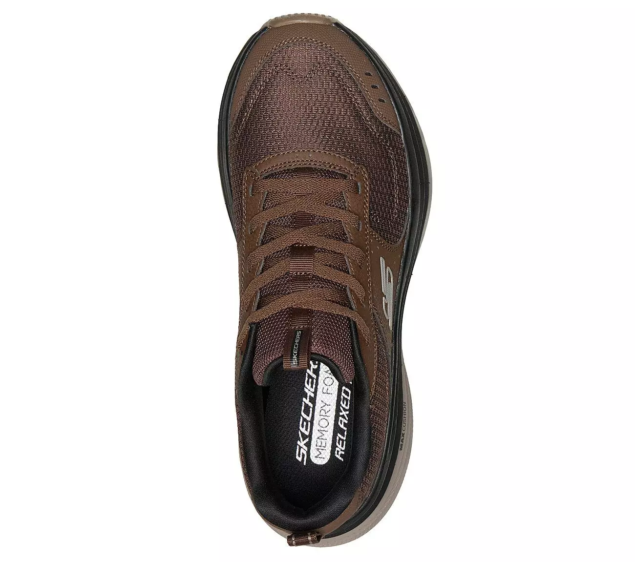 Zapatillas Skechers Hombre Slip-Ins Max Cushioning Café-1