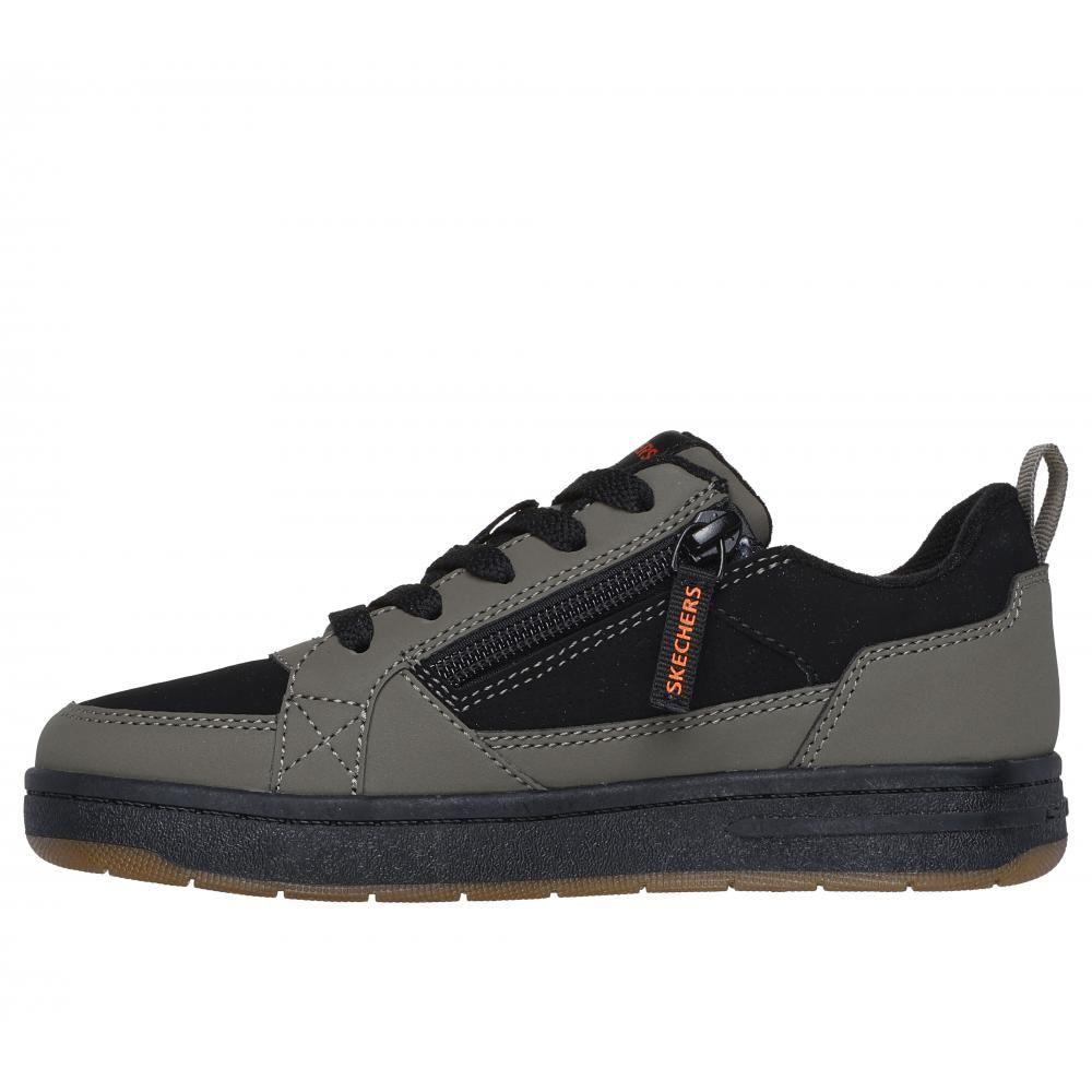 Zapatilla Niño Smooth Street Steady-Zip Oliva Skechers-3