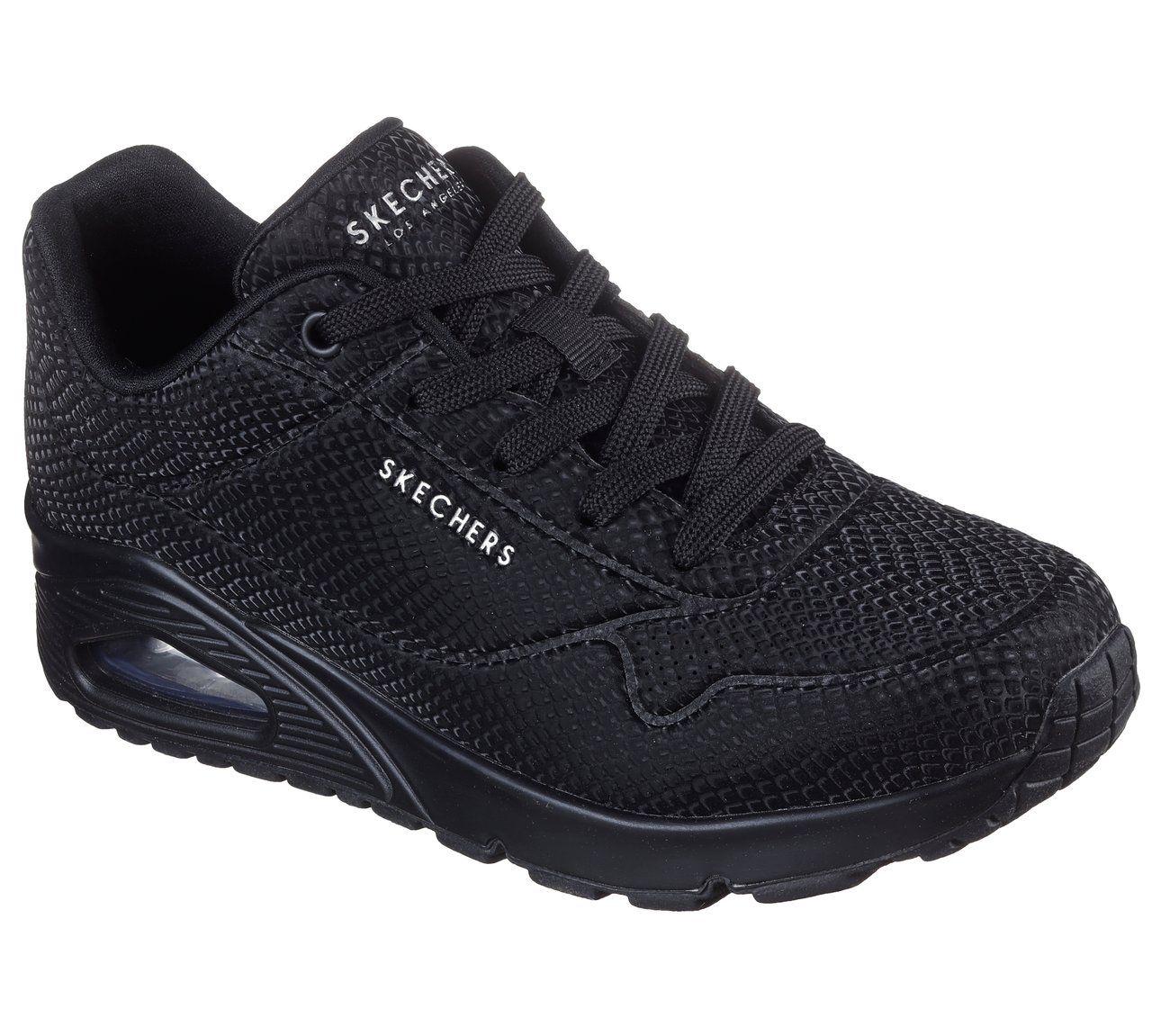 Zapatillas Mujer Uno Shiny Scale Negro Skechers-3