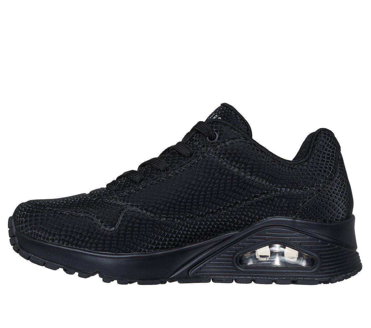 Zapatillas Mujer Uno Shiny Scale Negro Skechers-4