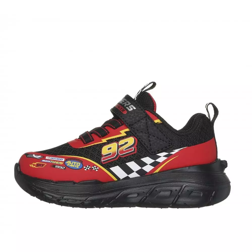 Zapatilla Niño Skech Tracks Negro Skechers-2