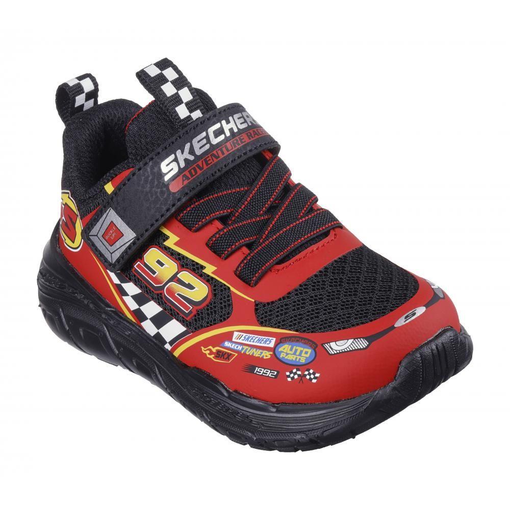 Zapatilla Niño Skech Tracks Negro Skechers-3