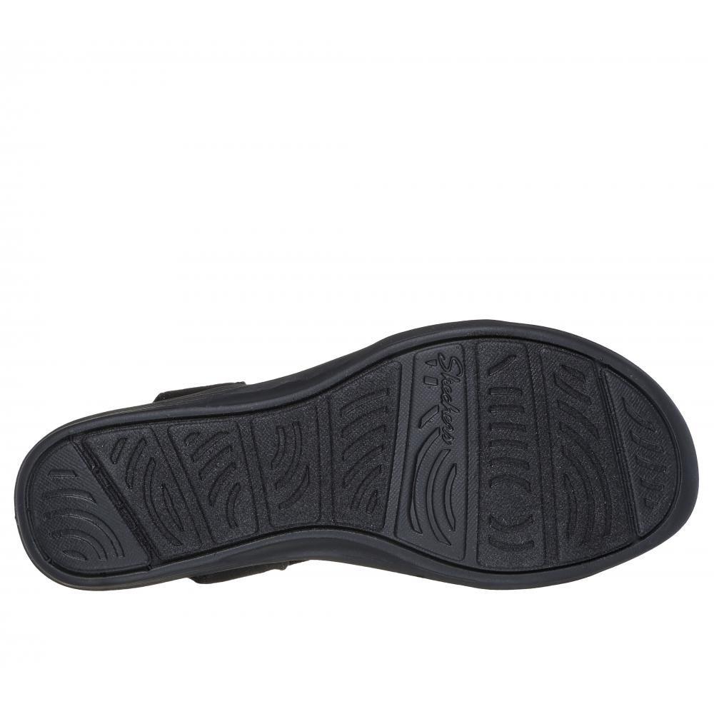 Sandalia Mujer Arya On The Rise Negro Skechers-2