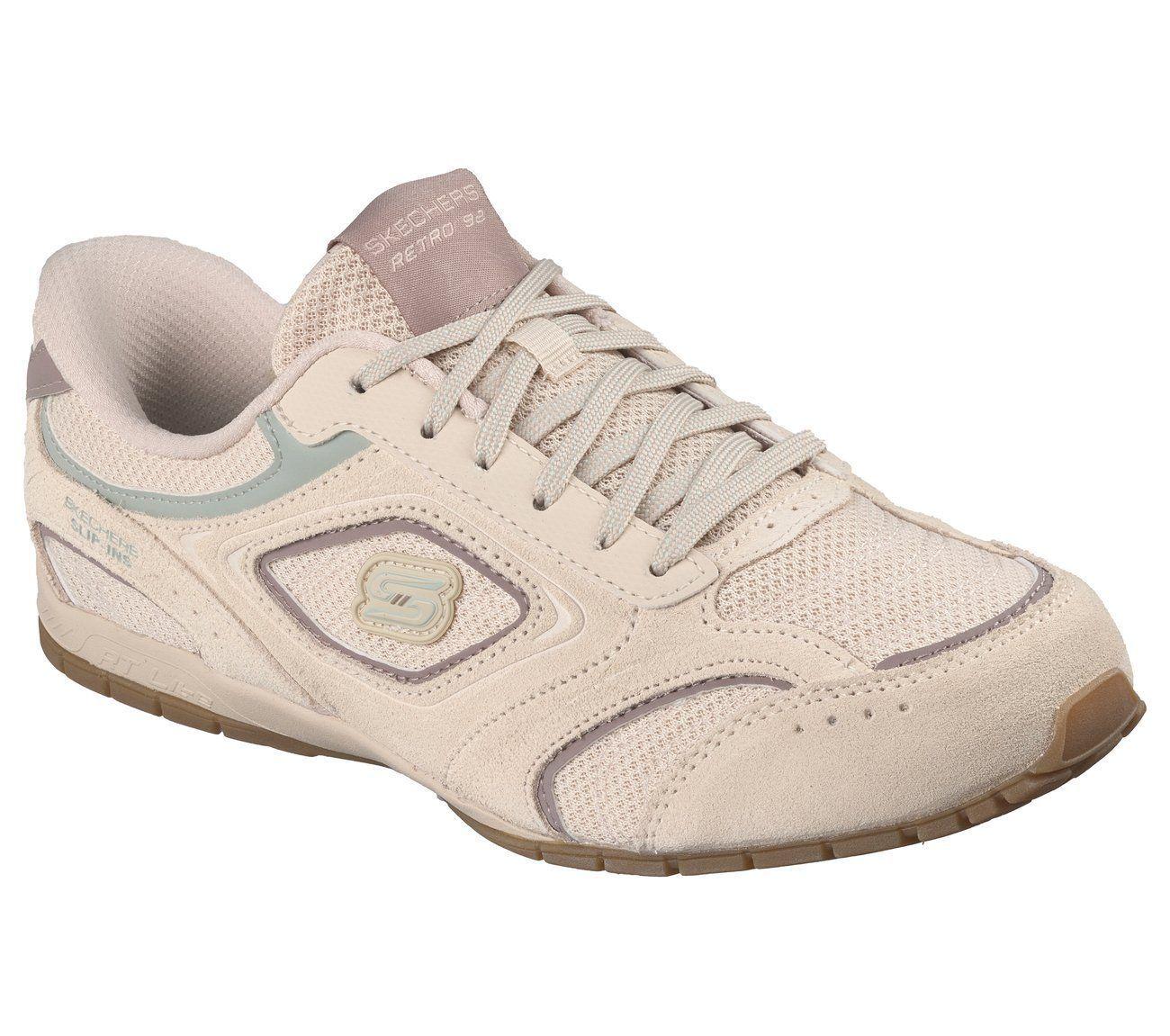 Zapatillas Mujer Slip-ins Retro Lite Beige Skechers-3