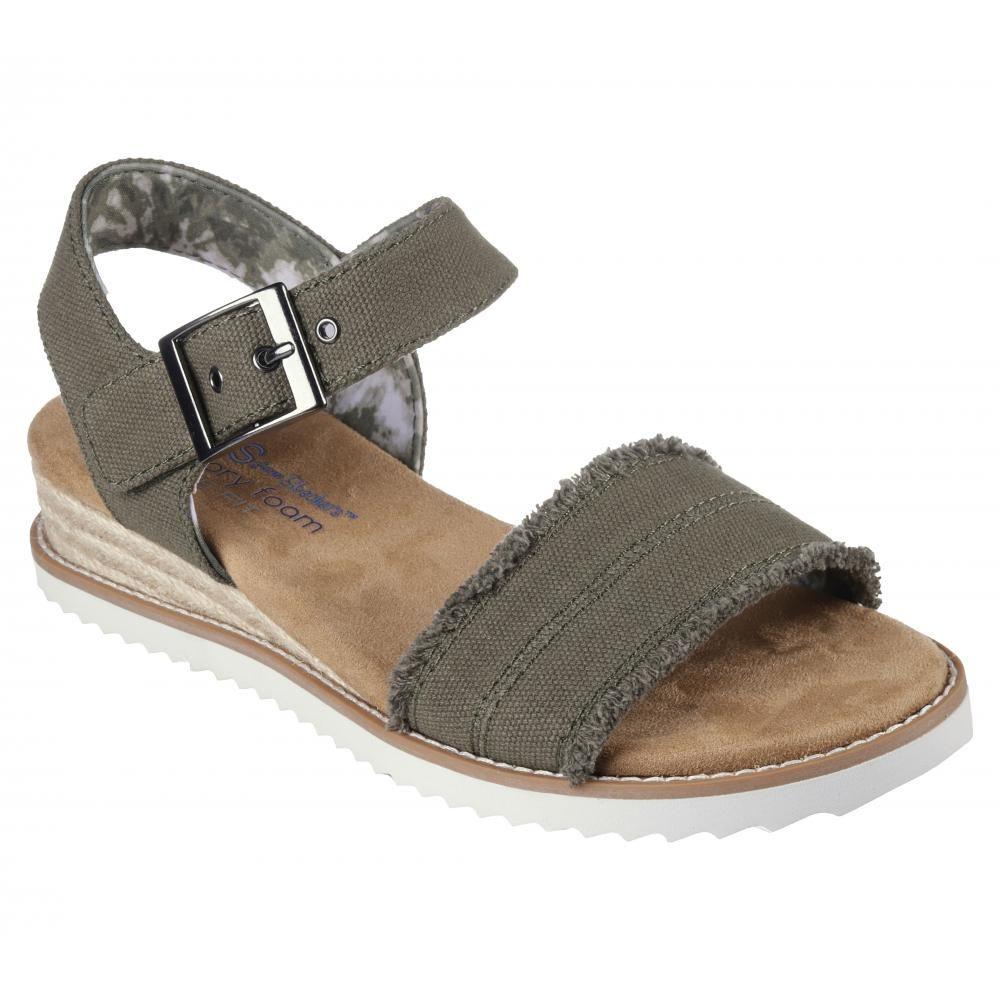 Sandalia Mujer Desert Kiss Adobe Princess Verde Skechers-4