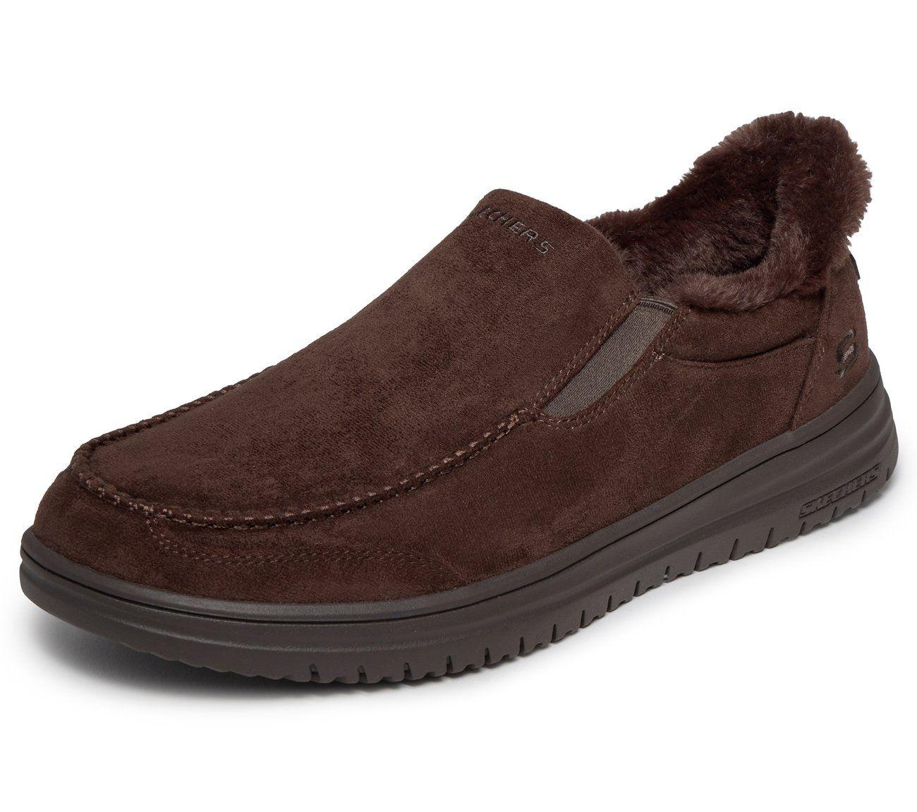 Zapatos Hombre Slip-ins Murette Scofield Café CH Skechers-4