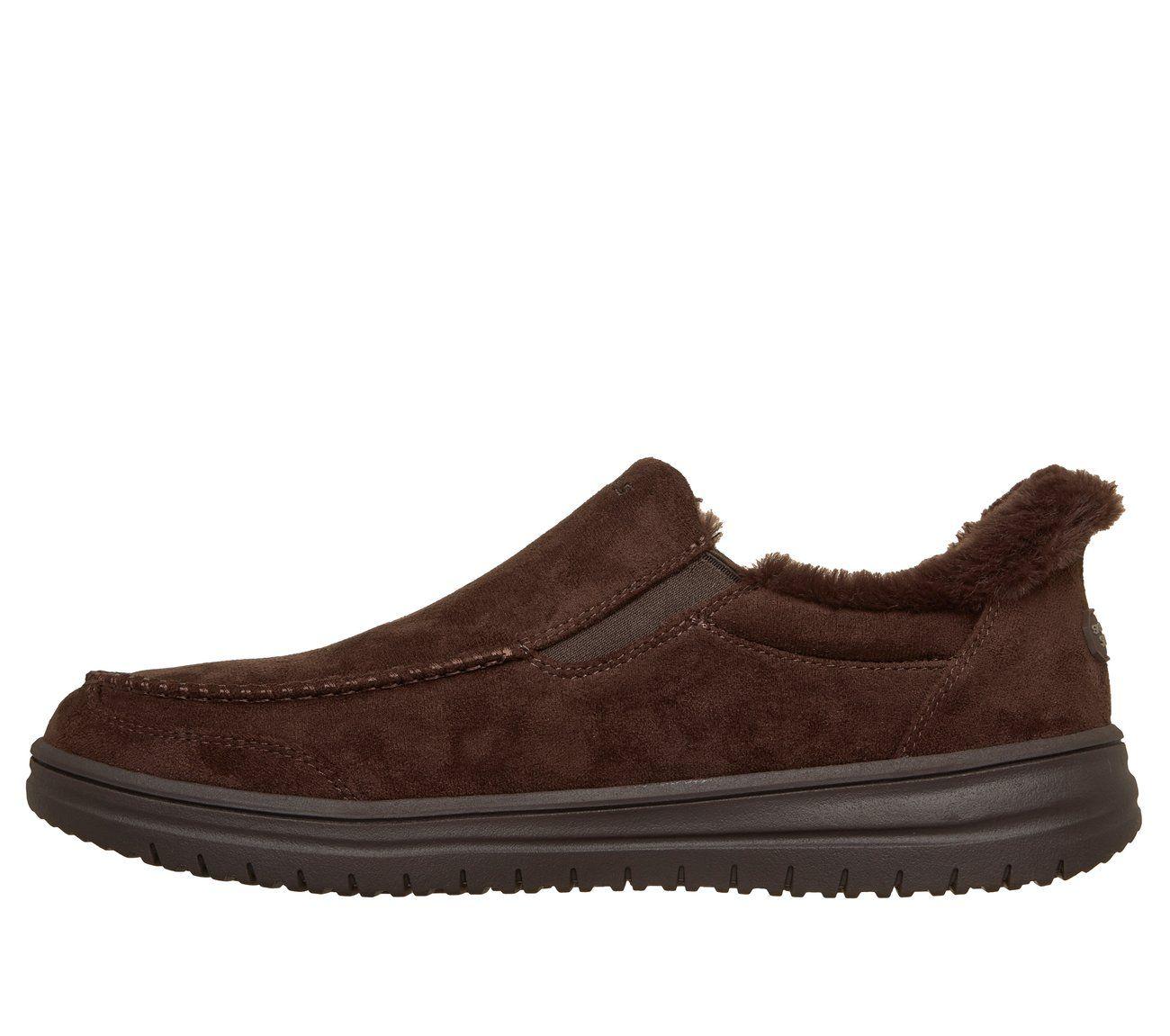 Zapatos Hombre Slip-ins Murette Scofield Café CH Skechers-5