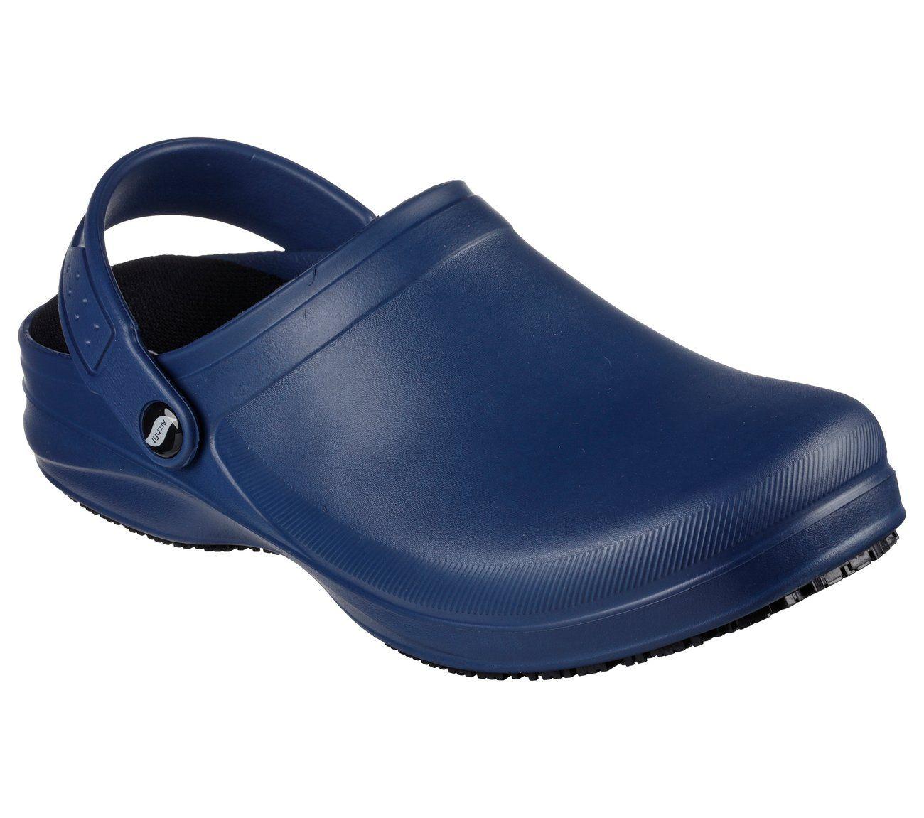 Zuecos Hombre Riverbound Azul Skechers-1