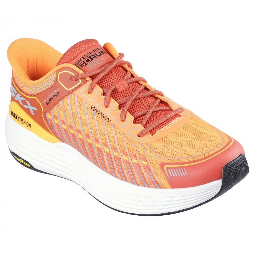 Zapatilla Hombre Skechers Slip-ins: Max Cushioning Naranjo-4