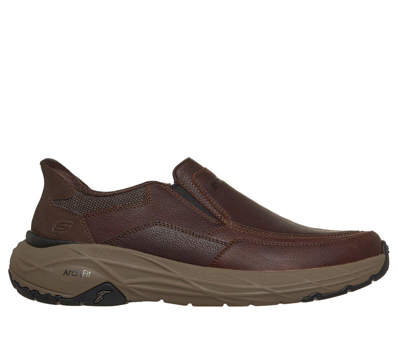 Zapatos Hombre Slip-ins Arch Fit Maverick Café O Skechers-0
