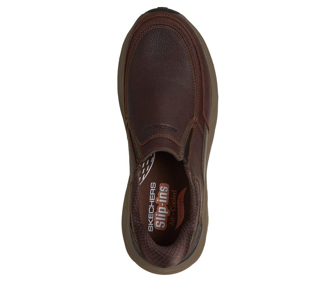 Zapatos Hombre Slip-ins Arch Fit Maverick Café O Skechers-1