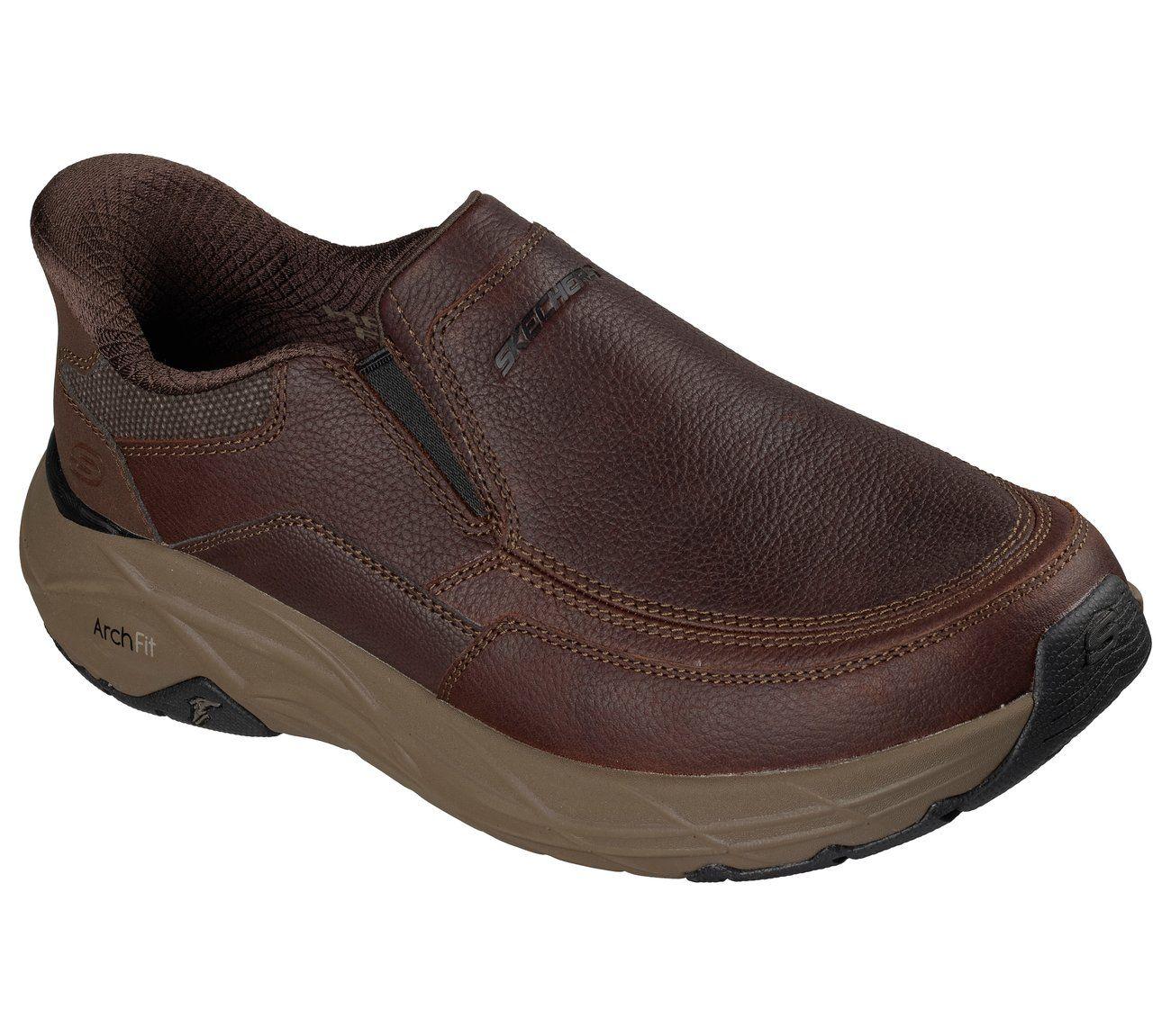 Zapatos Hombre Slip-ins Arch Fit Maverick Café O Skechers-3