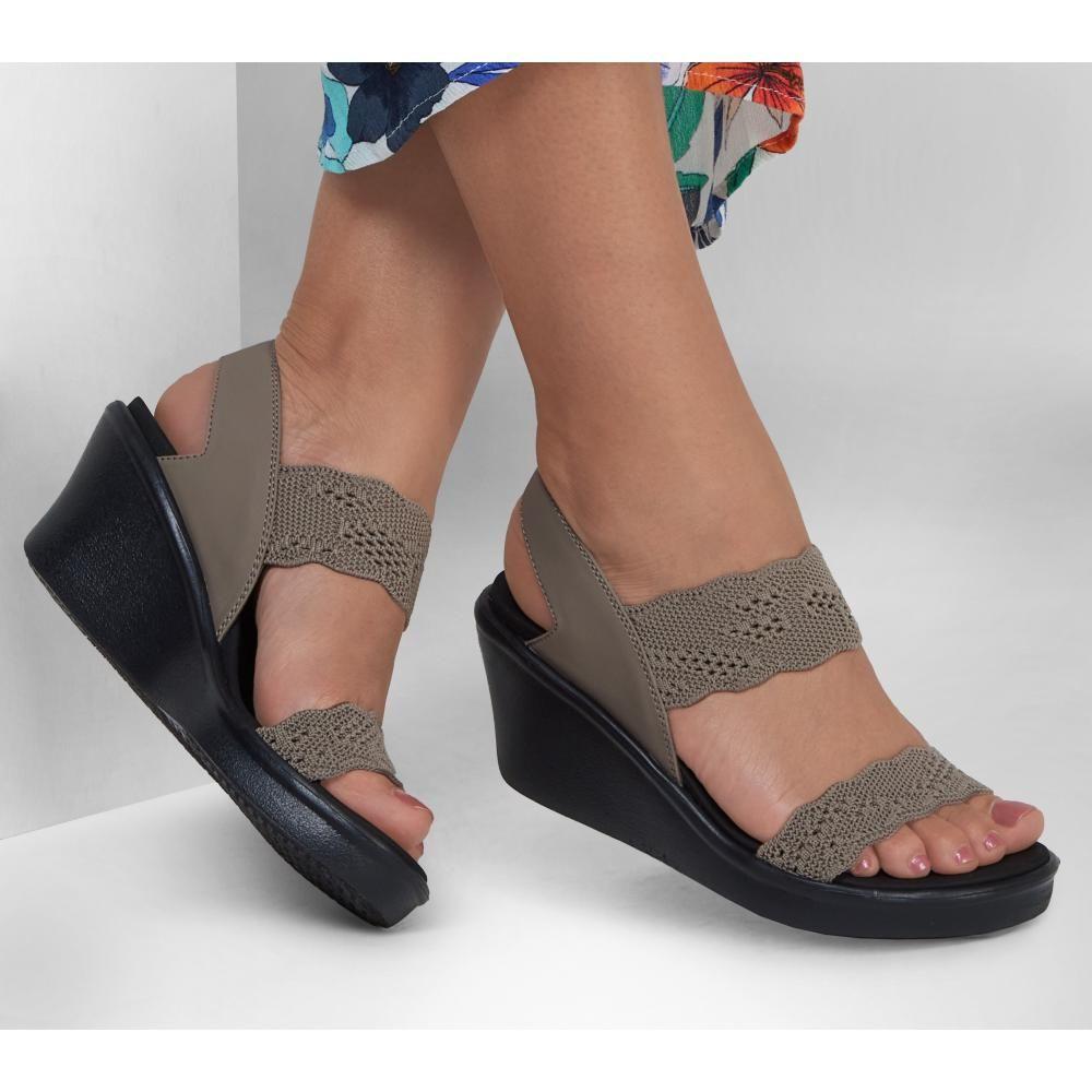 Sandalia Mujer Rumble On New Crush Cafe Skechers-1