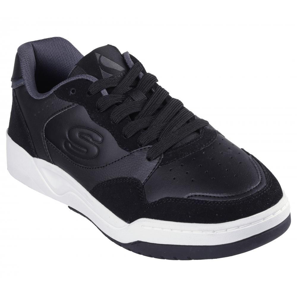 Zapatilla Hombre Koopa Volley Low Lifestyle Negro Skechers-4