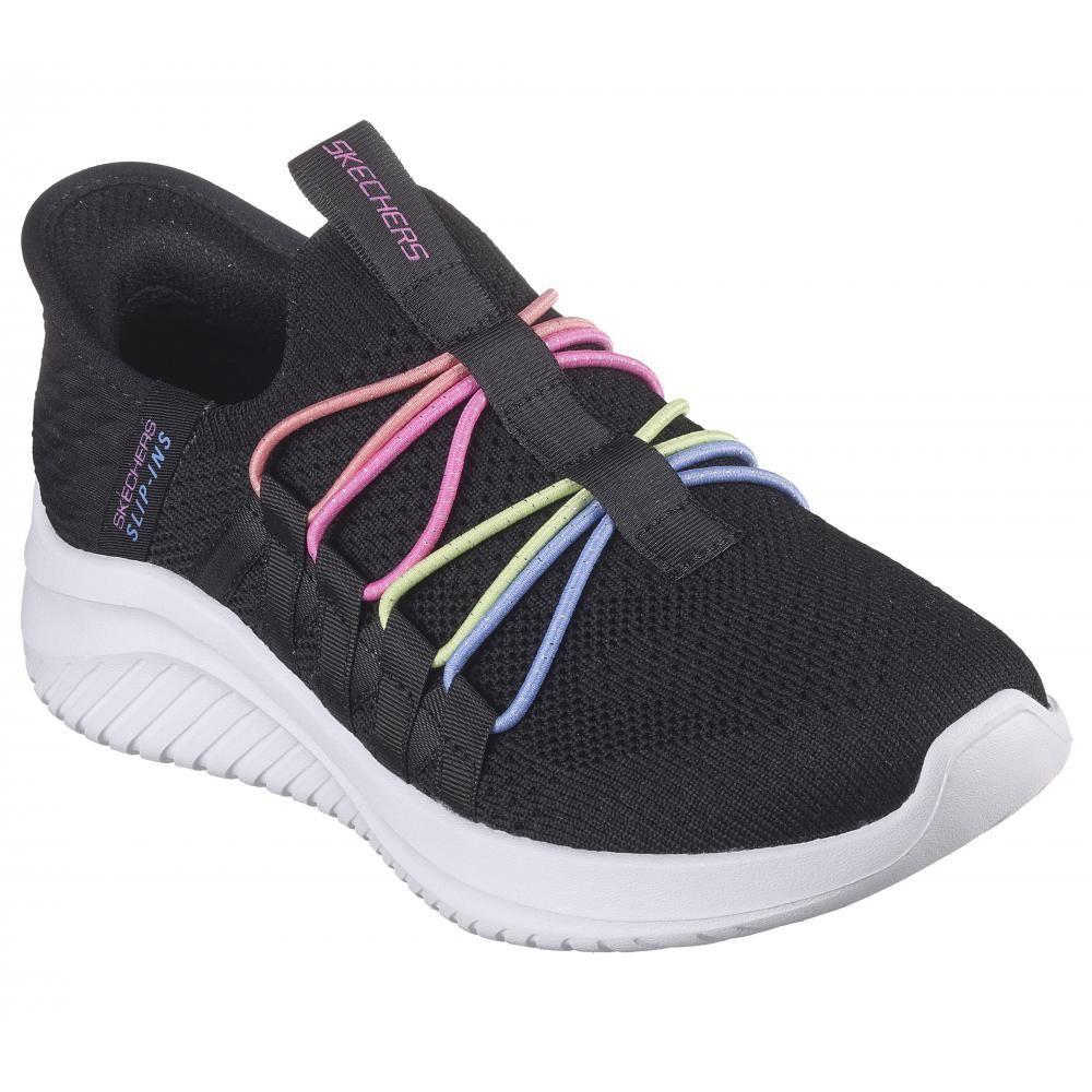 Zapatilla Niña Skechers Slip-ins: Ultra Flex 3.0 Negro-4