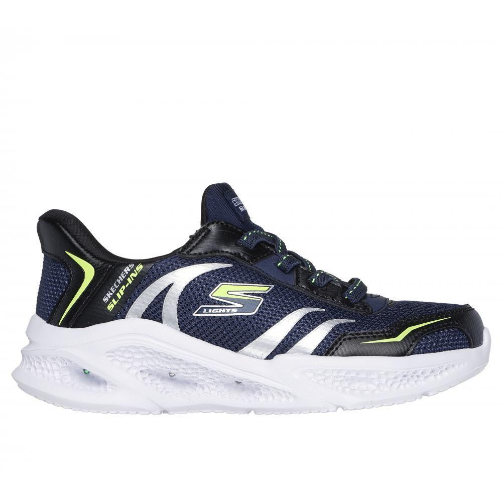 Zapatilla Niño Skechers Slip-ins: Skechers Meteor-Lights Azul-0