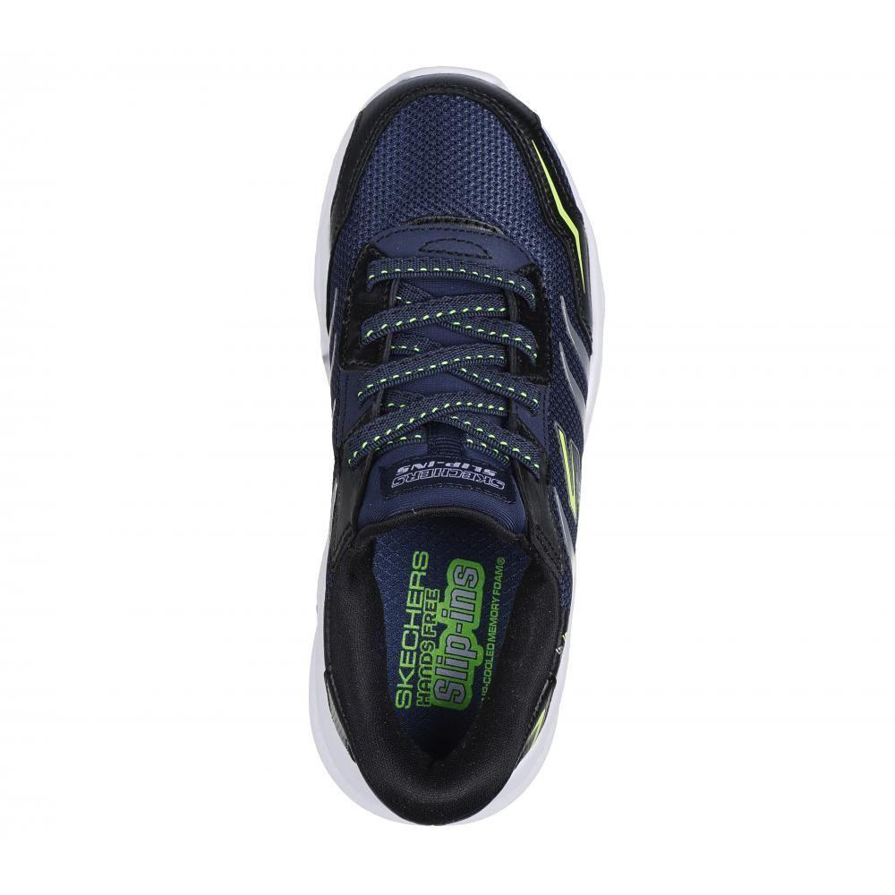 Zapatilla Niño Skechers Slip-ins: Skechers Meteor-Lights Azul-1
