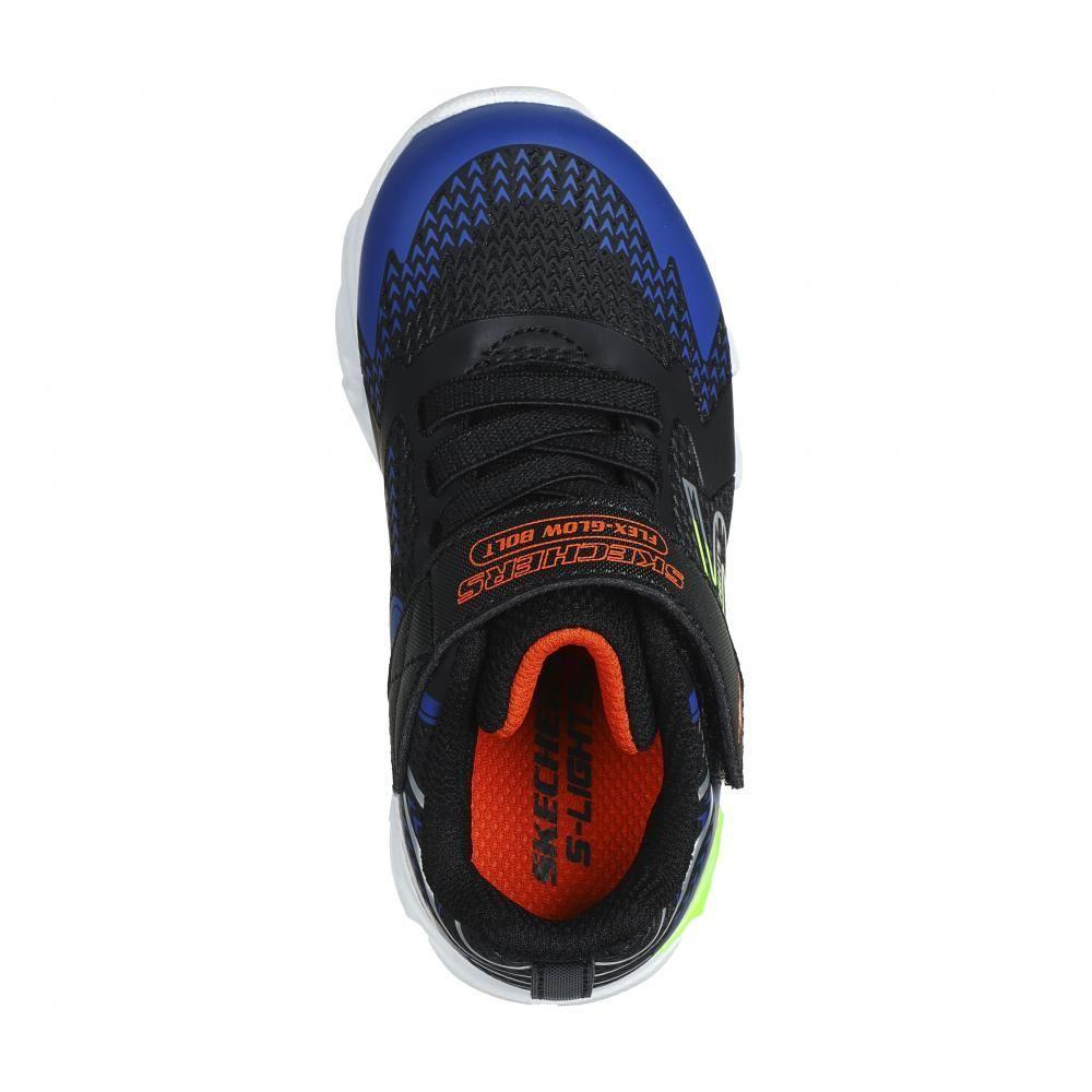Zapatilla Niño Flex-Glow Bolt  Negro Skechers-1