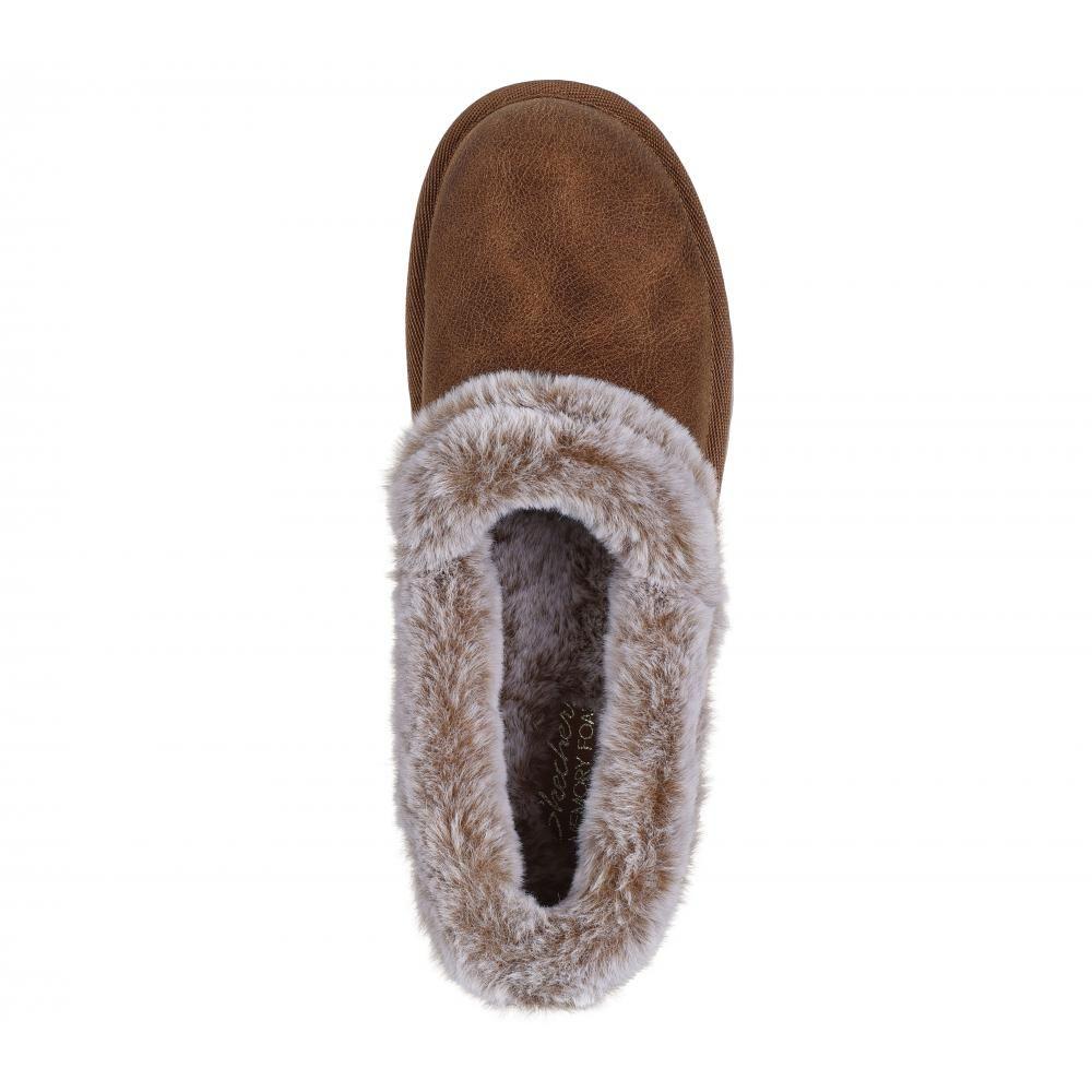 Zapatilla Mujer Cozy Up Café Skechers-1