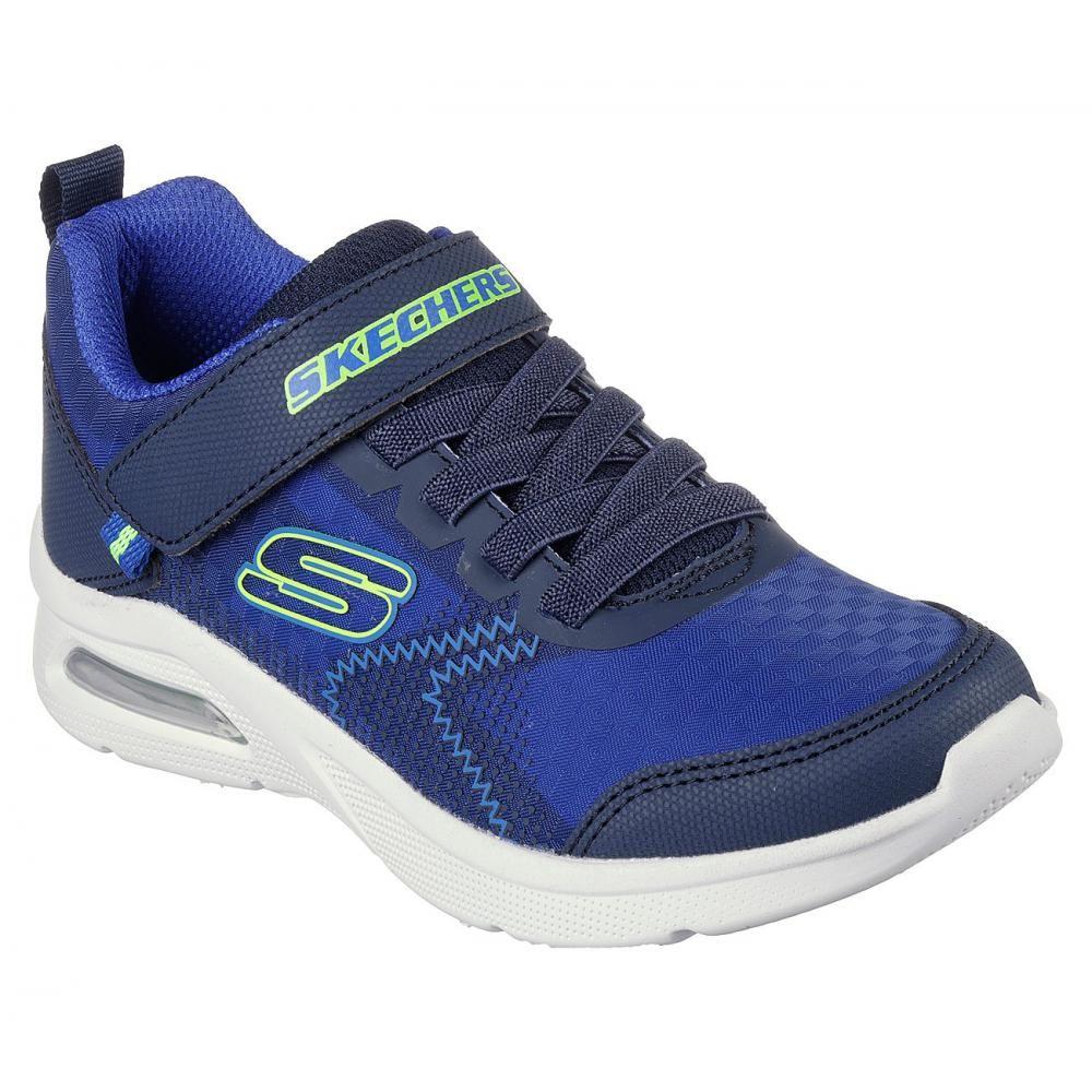 Zapatilla Niño Microspec Max Azul Skechers-4