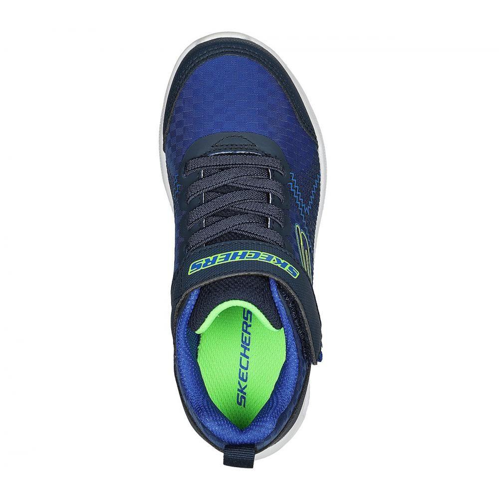 Zapatilla Niño Microspec Max Azul Skechers-1
