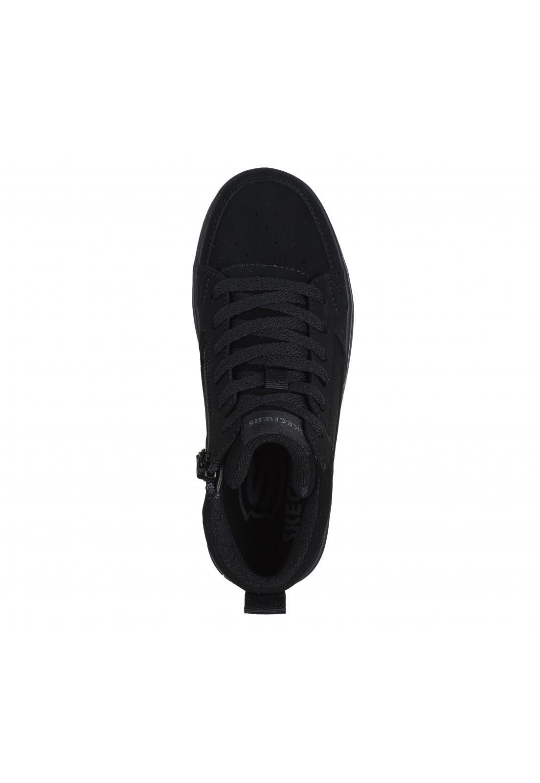 Zapatillas Niño Smooth Street Cozy Zip Negro Skechers-1