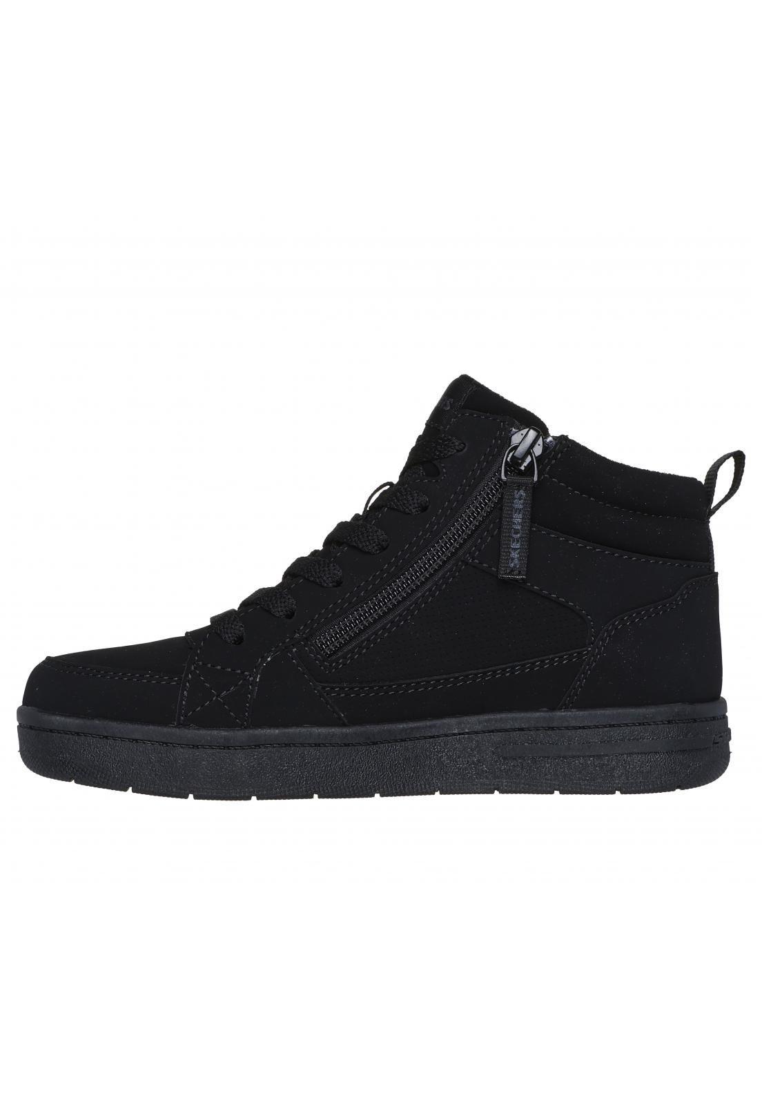 Zapatillas Niño Smooth Street Cozy Zip Negro Skechers-3