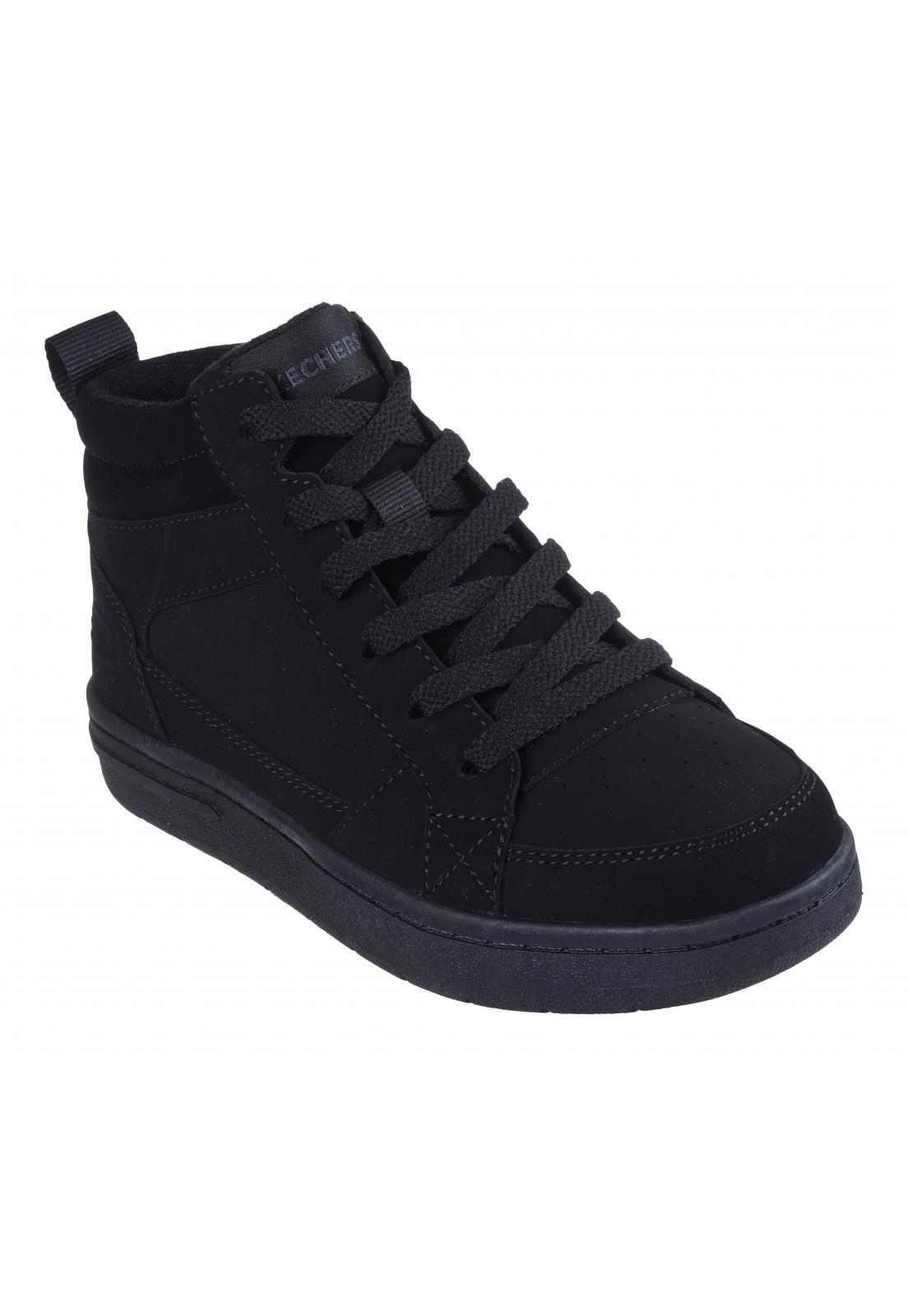 Zapatillas Niño Smooth Street Cozy Zip Negro Skechers-4
