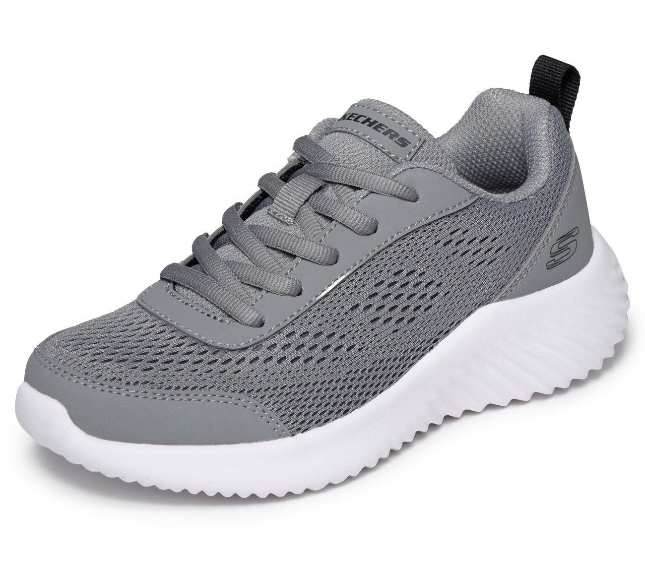 Zapatillas Niño Bounder Gris Skechers-4